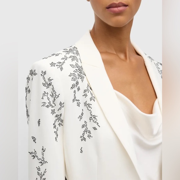 Cinq a Sept Cheyenne Heatset Lilac Vine Blazer (6) and Straight-Leg pant set (8) - Picture 10 of 10